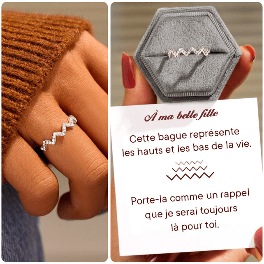 Bague Wave I cadeau pour la famille CHEZ MONIA